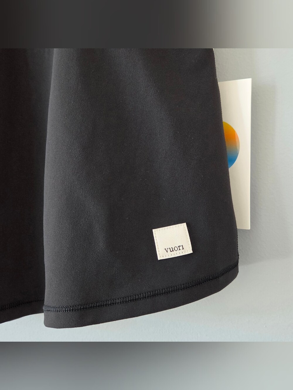 NWT Vuori Women's Daily Skirt Black - 14" Length - Small - VW3102 - Picture 3 of 9